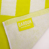 TOWEL-YELLOW&WHITE-FS